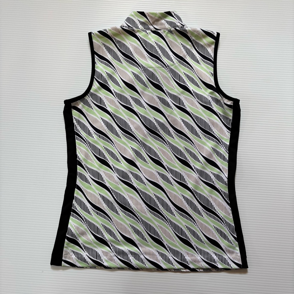 TAIL Quarter Zip Mock Neck Sleeveless Golf Top S - Picture 8 of 11
